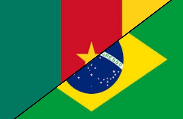 BRAZIL DESTROYS CAMEROON;WINS GROUP A